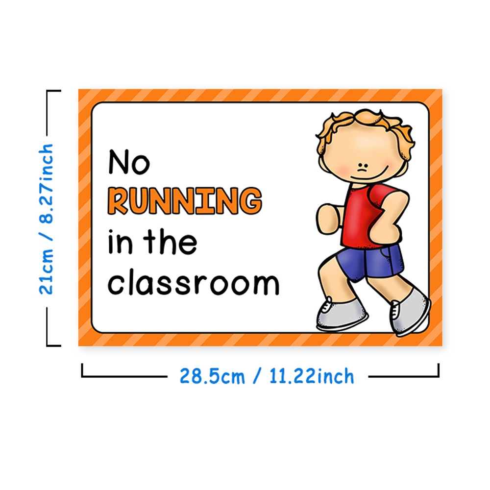 15PCS Classroom Rules Posters ,Colorful Classroom Behavior Charts ...