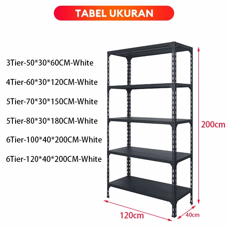 Multi-layer Metal Shelf Heavy-Duty Steel Shelf Stainless Steel Kitchen ...