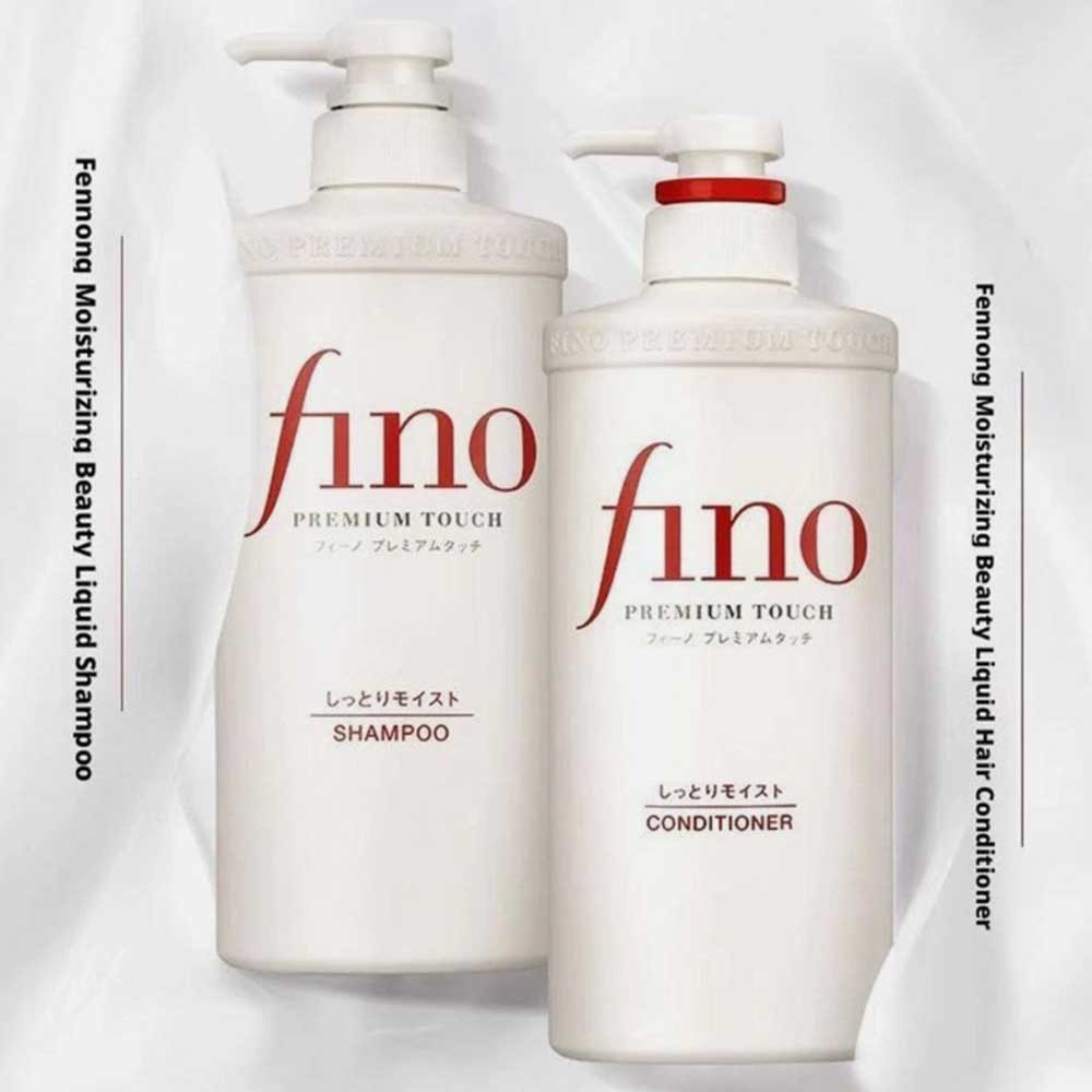 [ Fino Shampoo] Fino Premium Shampoo & Conditioner Set | 550ml ...