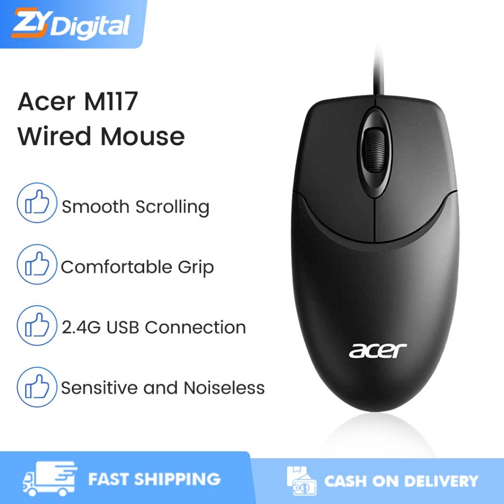 Acer Wired Mouse USB Economic Cheaper Mouse Office Mouse For Laptop ...
