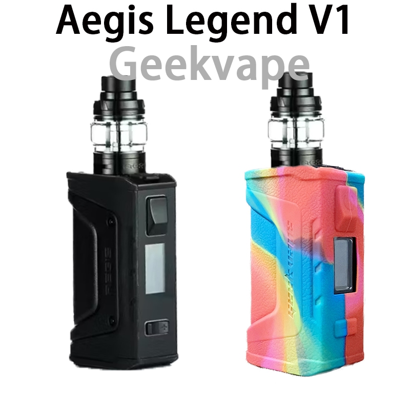 geekvape aegis skin Legend V1 Silicone Texture Case Protective Rubber Soft Cover Shield Sleeve Wrap Geek Bar Mate 60000 GEEK Bar Pulse vs. Flavour:Sakura Grape