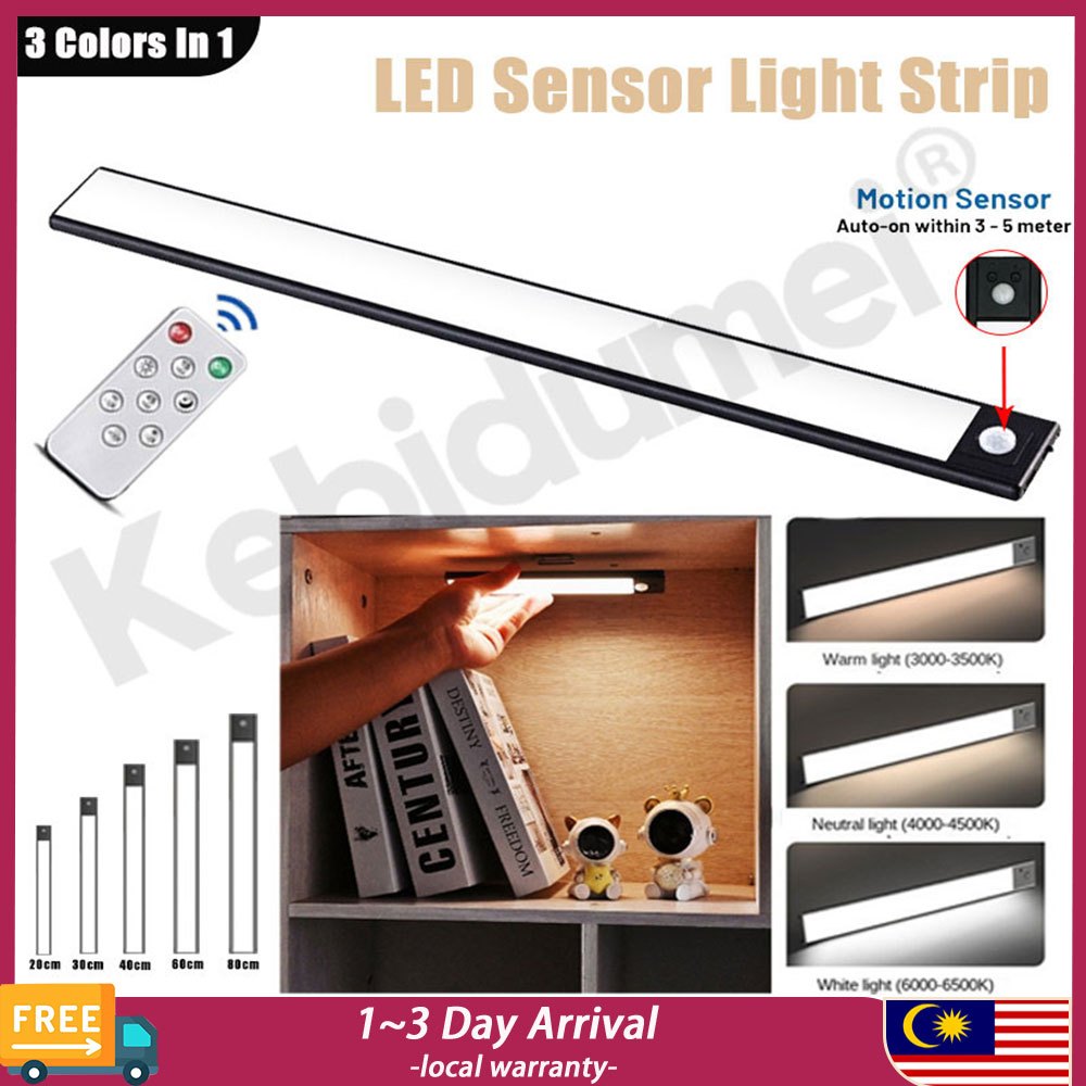 （🔥MY stock🔥）3 In1 Led Magnetic Sensing Sensor Luminous Ultra-Thin ...