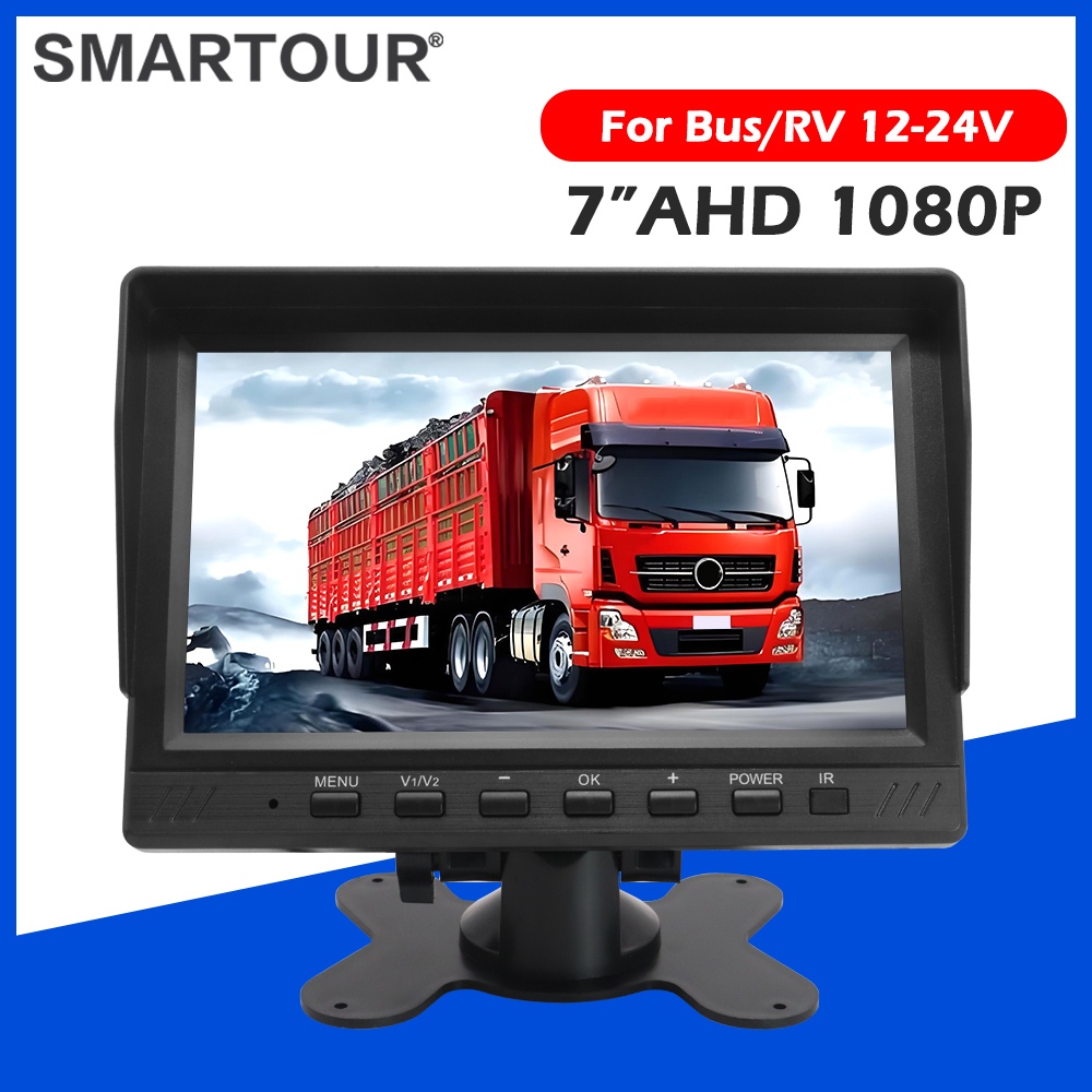 Smartour 7'' AHD Car LCD TFT Color Monitor Screen For Car Reverse ...