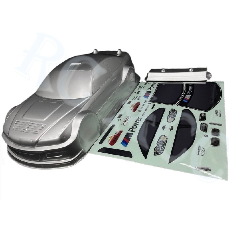 RC 260mm Wheelbase 1/10 BMW M3 Body Shell PC Shell w/ Tail & Sticker ...
