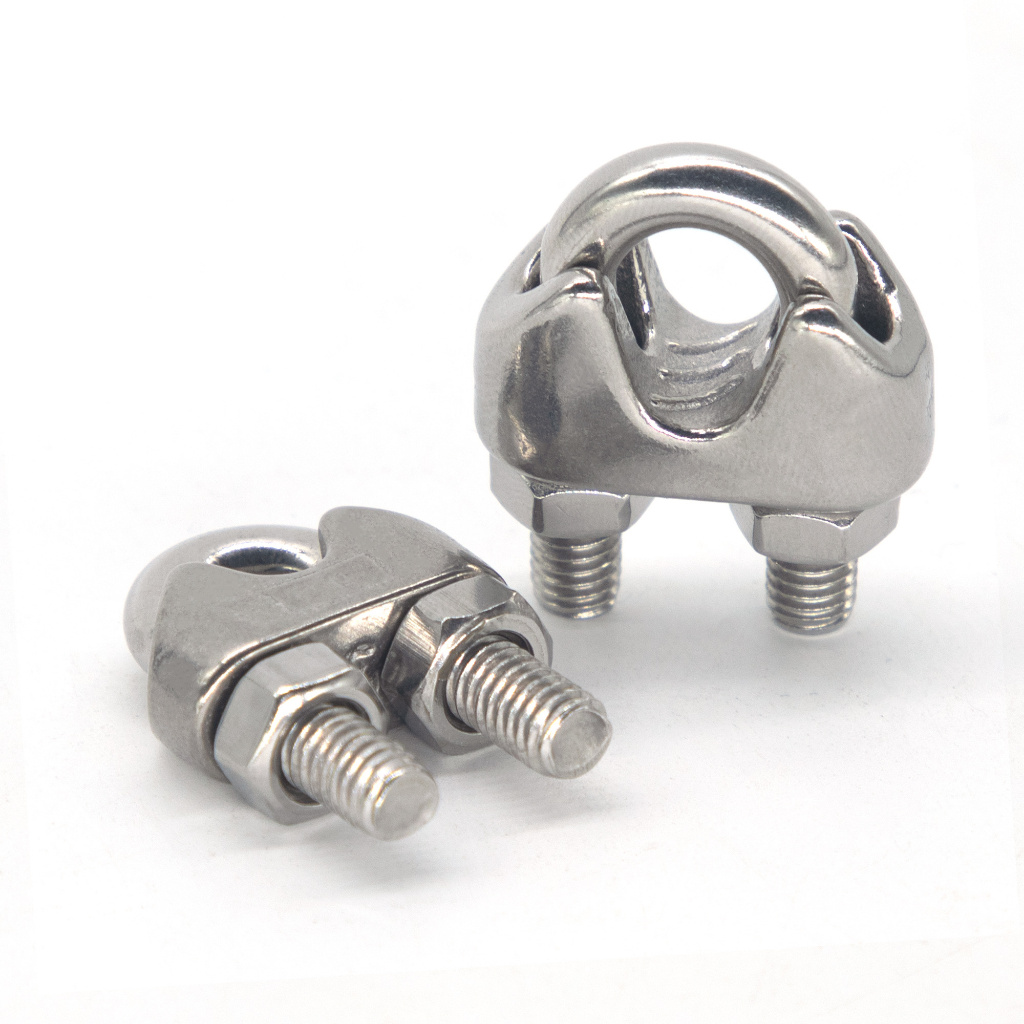 M2 M3 M4 M5 M6 M8 M10 M12 Wire Rope Cable Clip Clamp, 304 Stainless ...