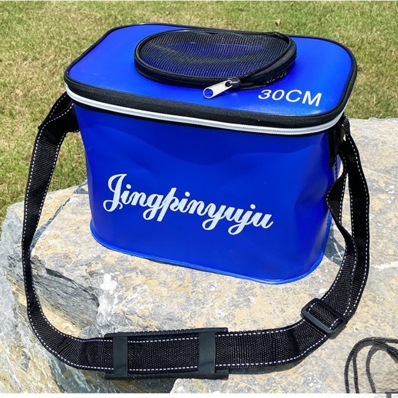 【COD】Fishing Bucke Carbon EVA Portable Fishing Bucket Baldi Lipat Umpan ...