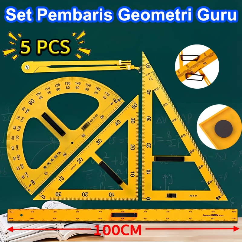 Teaching Triangle Board Magnetic Teaching Aids Ruler Ruler Mathematics ...