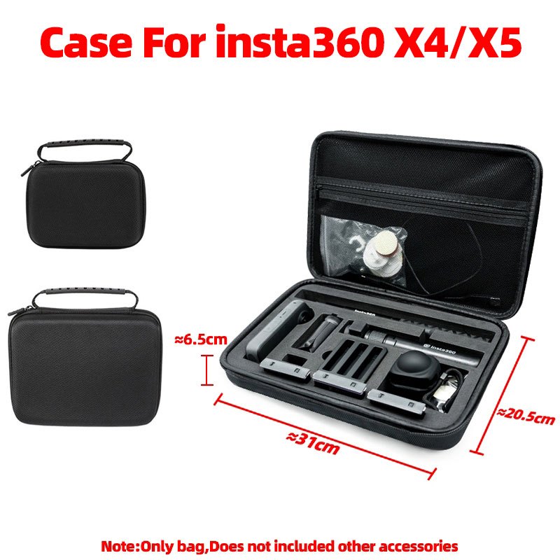 Storage Case For Insta360 X4/X5 Panoramic Action Camera Carrying Bag ...
