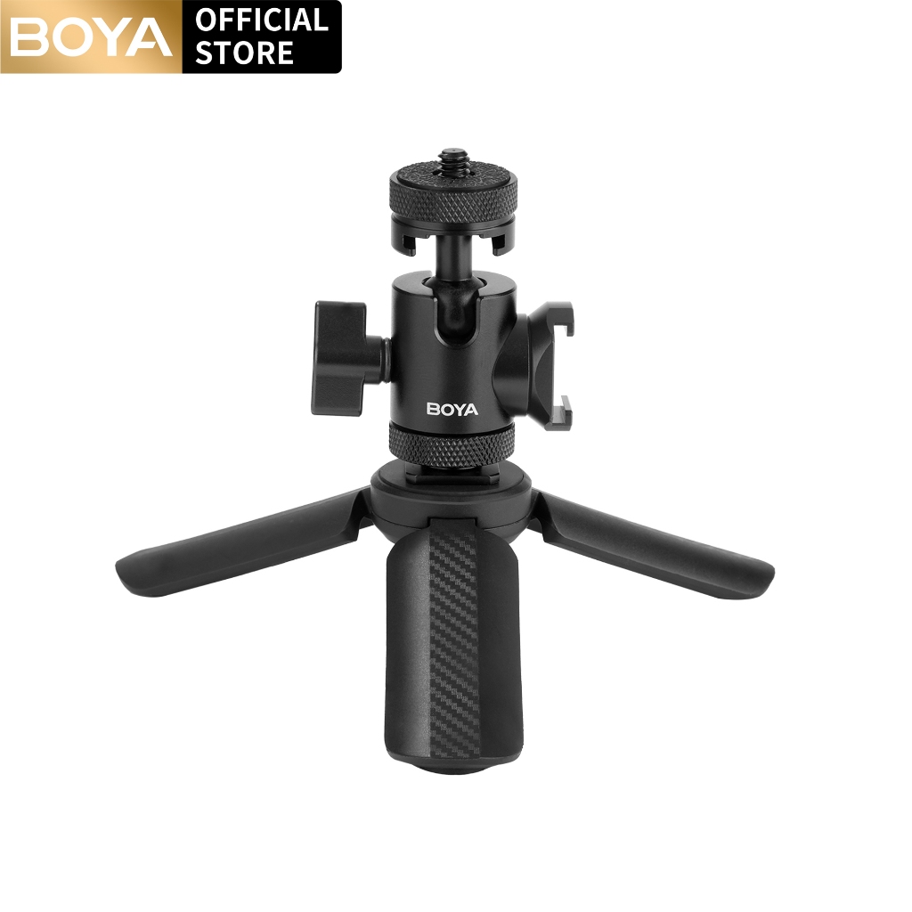 BOYA Magic Foldable Tripod Stand Desktop Microphone Stable Non-Slip for ...