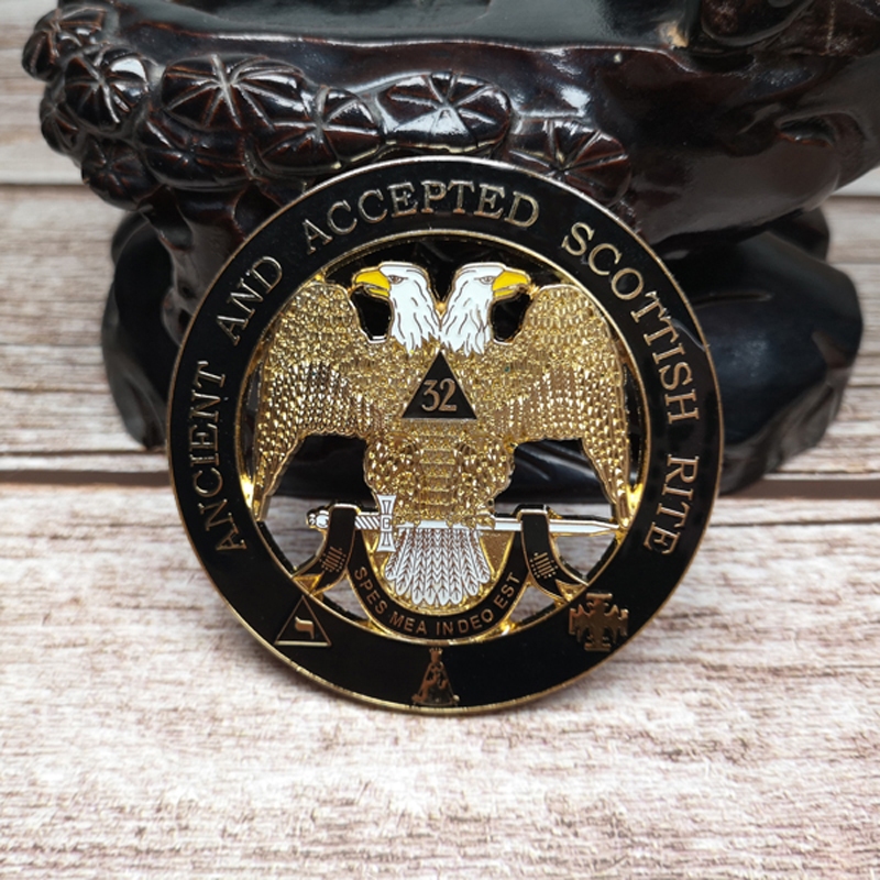 Masonic Car Badge Emblem Mason Freemason 