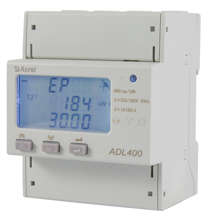 Acrel ADL400 Din-rail Energy Meter 3 Phase 4 Wires AC 3*230/400V Power ...