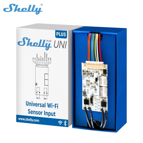Shelly Plus Uni Smart Wi-Fi operat module Designed systems small device ...