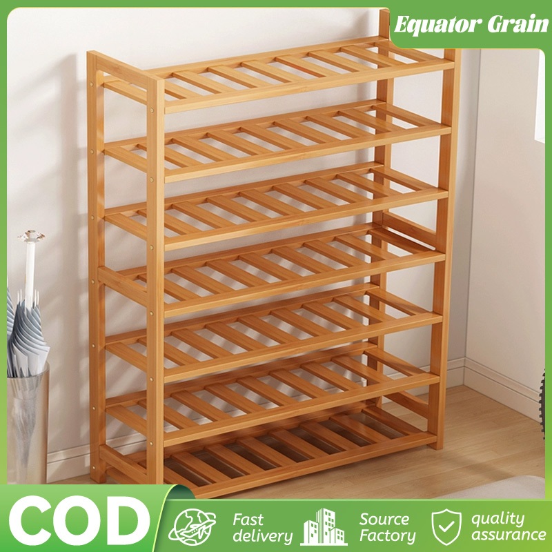 Rak Kasut 2~7Layers Shoe Rack Multifunctional Organizer shelf Balcony ...