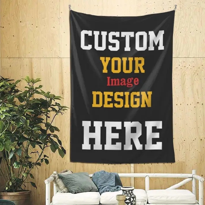 DIY Small Size Custom High Quality Small Wall Tapestry with Double ...