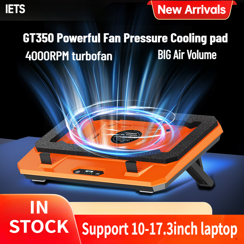 IETS GT350 Pressure Fan Gaming Laptop Cooler 4000RPMRadiator Base ...