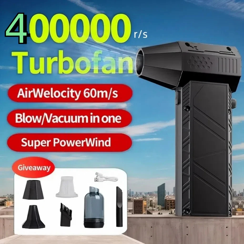 【Spot Goods】180000 RPM Mini Air Blower Turbo Jet Fan Blower Angin Dust ...