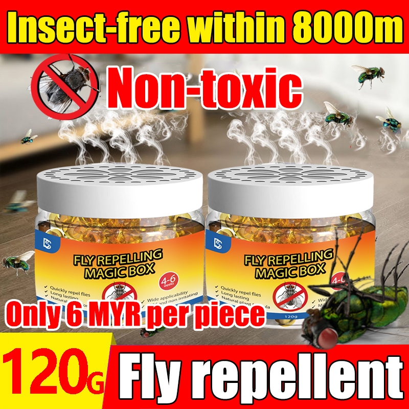 🪰5 pieces for 30 MYR🪰fly repellent halau lalat fruit fly repellent fly ...