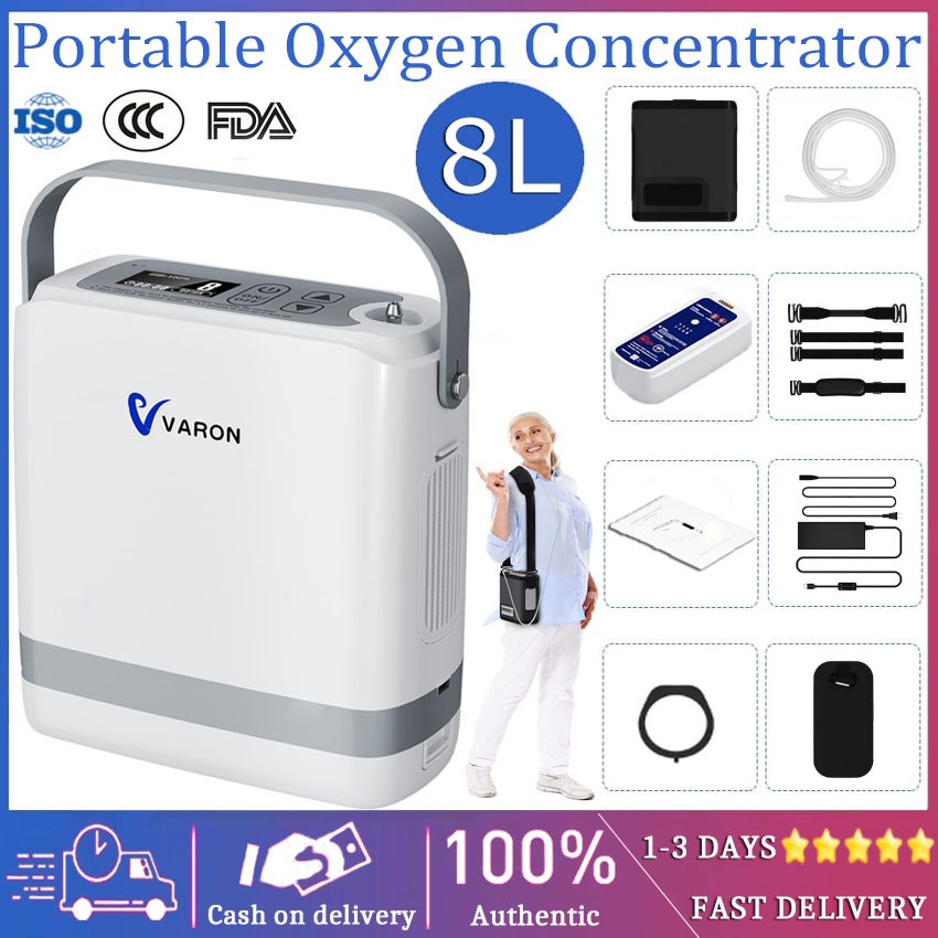 Local delivery+COD VARON 8L portable oxygen concentrator, oxygen ...