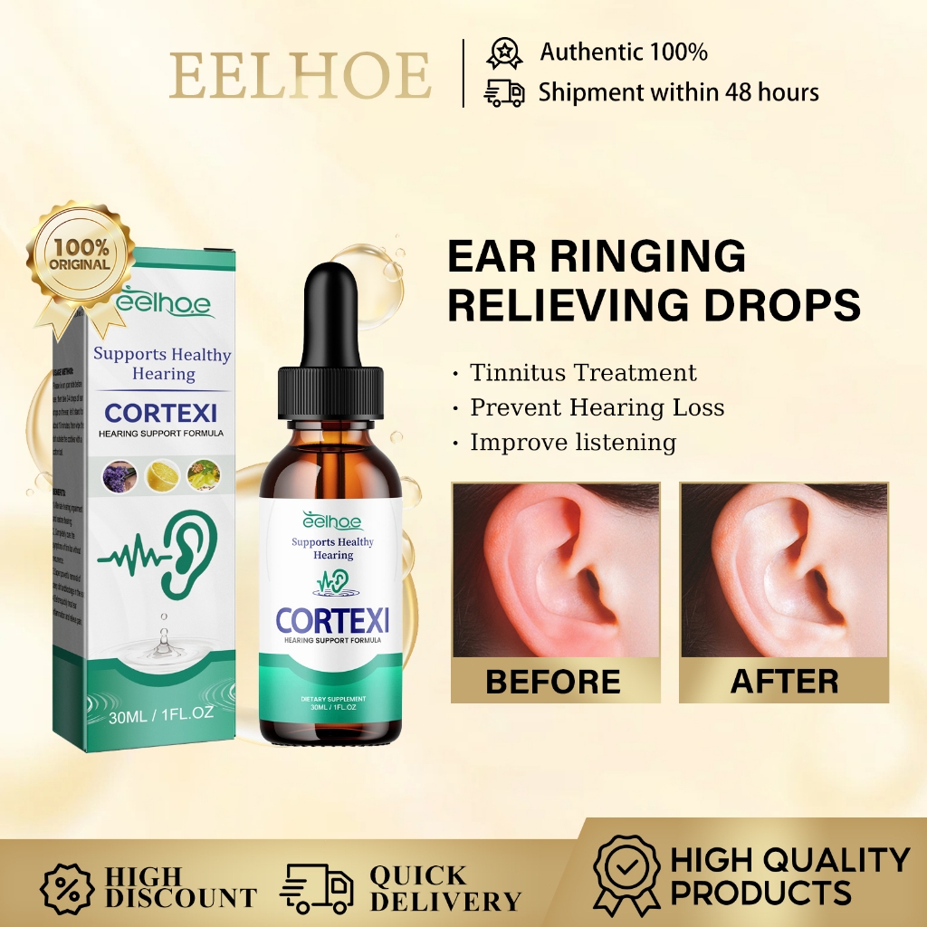 EELHOE Ear Ringing Relieving Drops Soften Earwax Treat Tinnitus ...