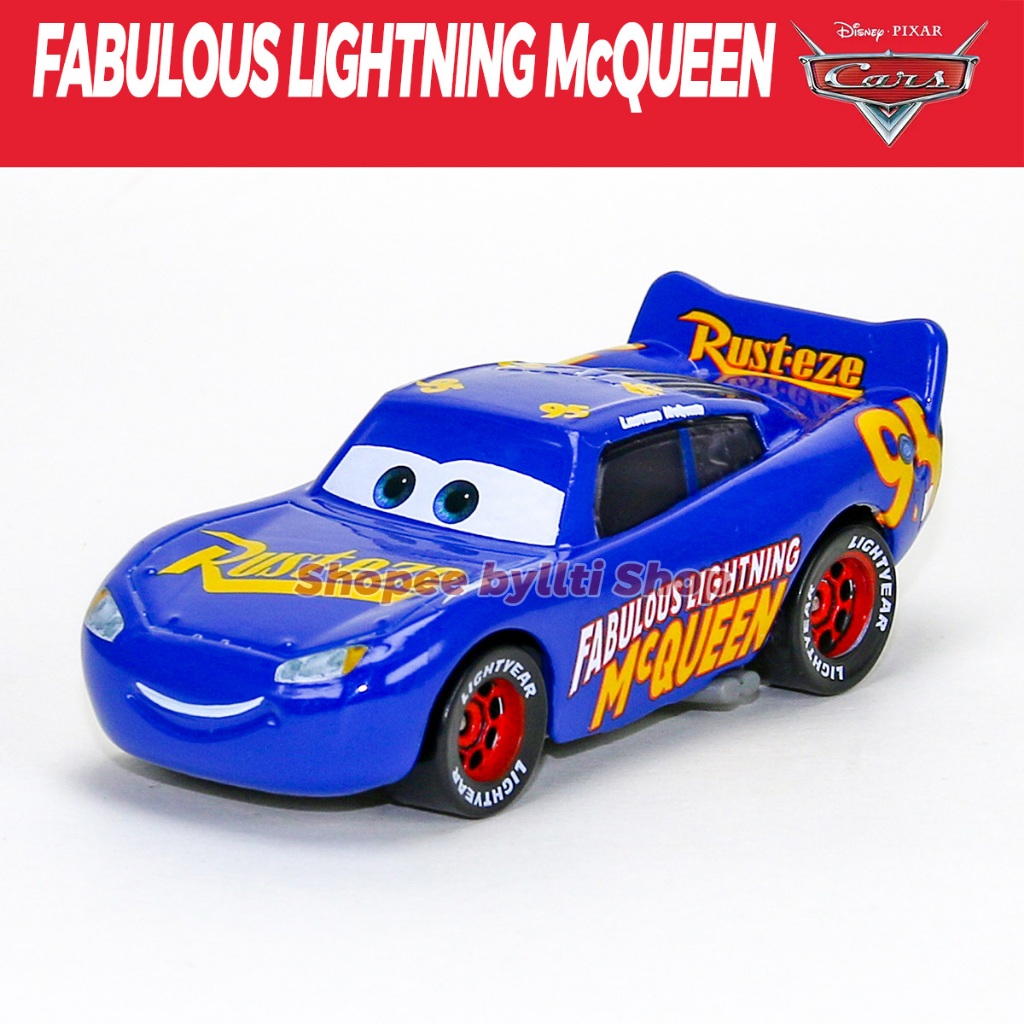 Mattel Disney Pixar Cars 3 Fabulous Lightning McQueen 1:55 Diecast Car ...