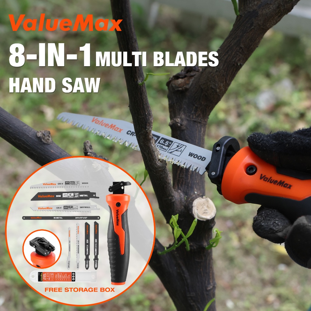 ValueMax 8-in-1 Outdoor Multi-Tool Saw durable and portable for Camping ...