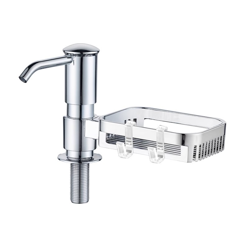 Kitchen soap dispenser sink detergent dispenser storage rack household ...