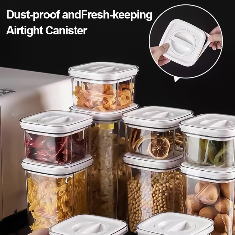 Stackable Transparent Food Storage Container | Extra Airtight Twist ...