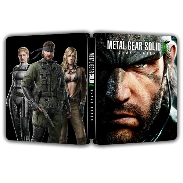 METAL GEAR SOLID SNAKE EATER MGS BLACK Edition Steelbook | FantasyBox ...