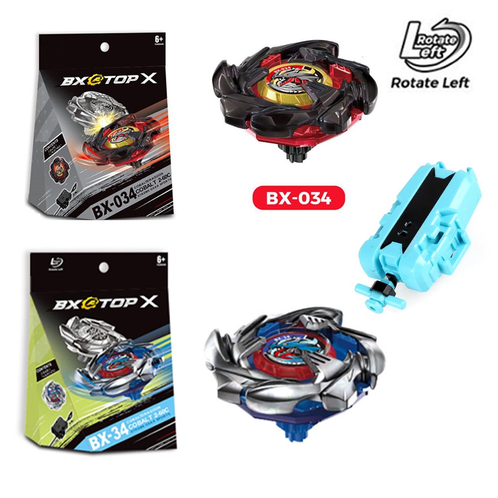 Beyblade X BX-34 BX-034 Cobalt Dragoon Beyblade Xtreme with Ripcord ...