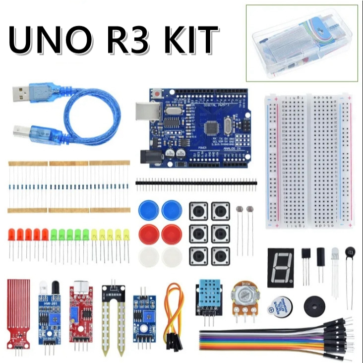 2023 Basic Starter Kit for Arduino Uno R3 with Tutorial Code Breadboard ...