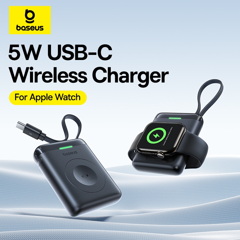 Baseus EnerFill FW11 Portable Wireless Charger 5W with Built-in Cable ...