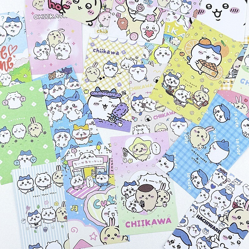 100pcs Cute Chiikawa Sealing Stickers 