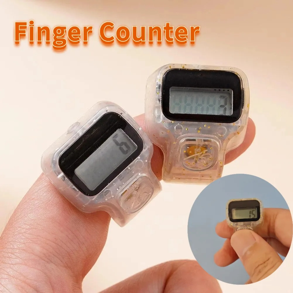 LED Finger Bead Pointer Counter, Thumb Ring Tally Counter for Outdoor ...