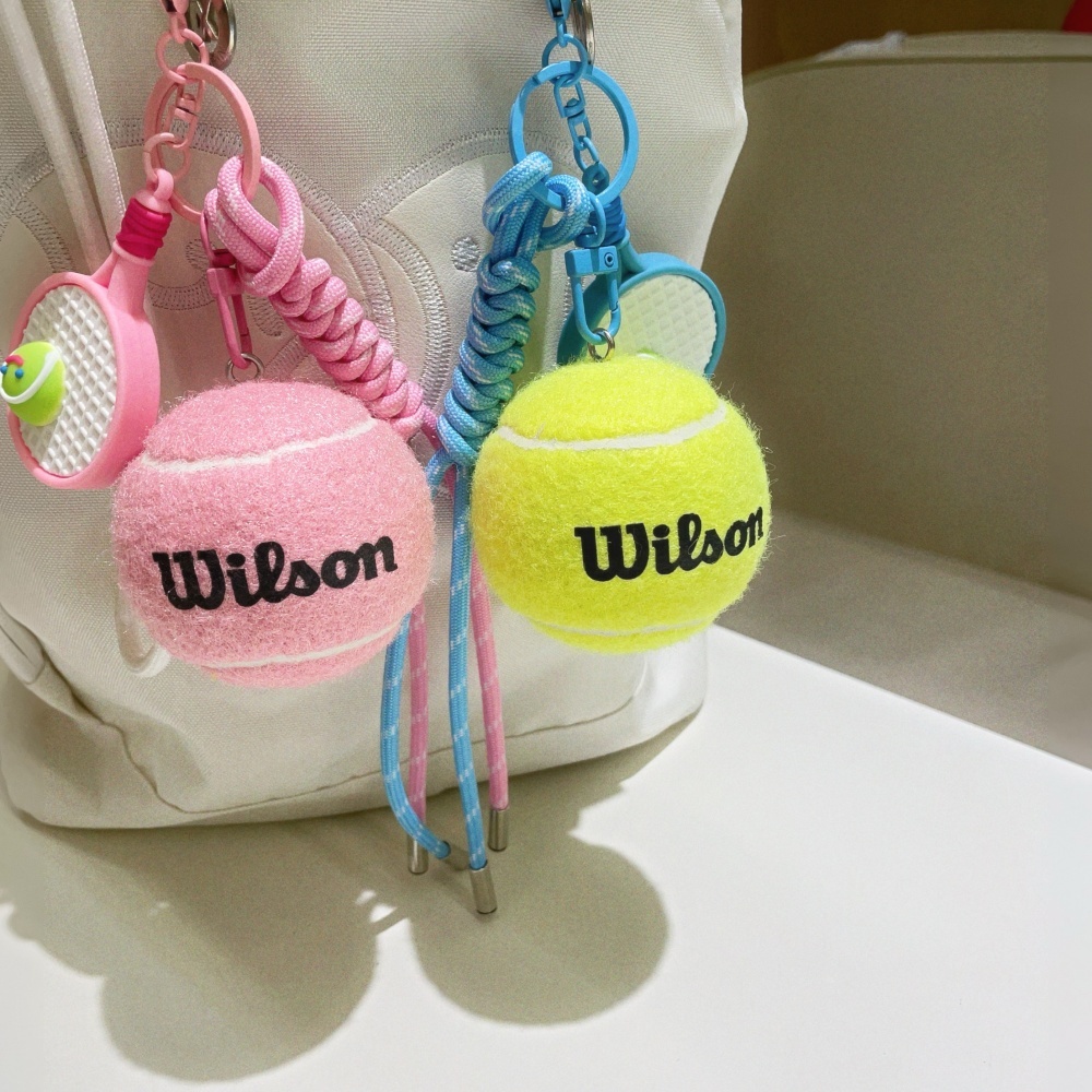 Wilson Cute Summer Tennis Bag Pendant Keychain Peripheral Creative Gift ...