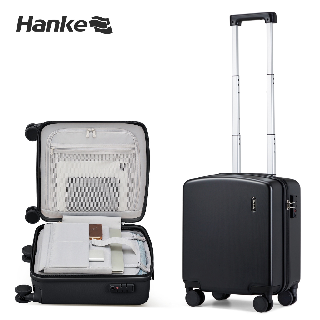 Hanke Multi Compartment Trunk Hardcase Double Zip Expandable Luggage ...
