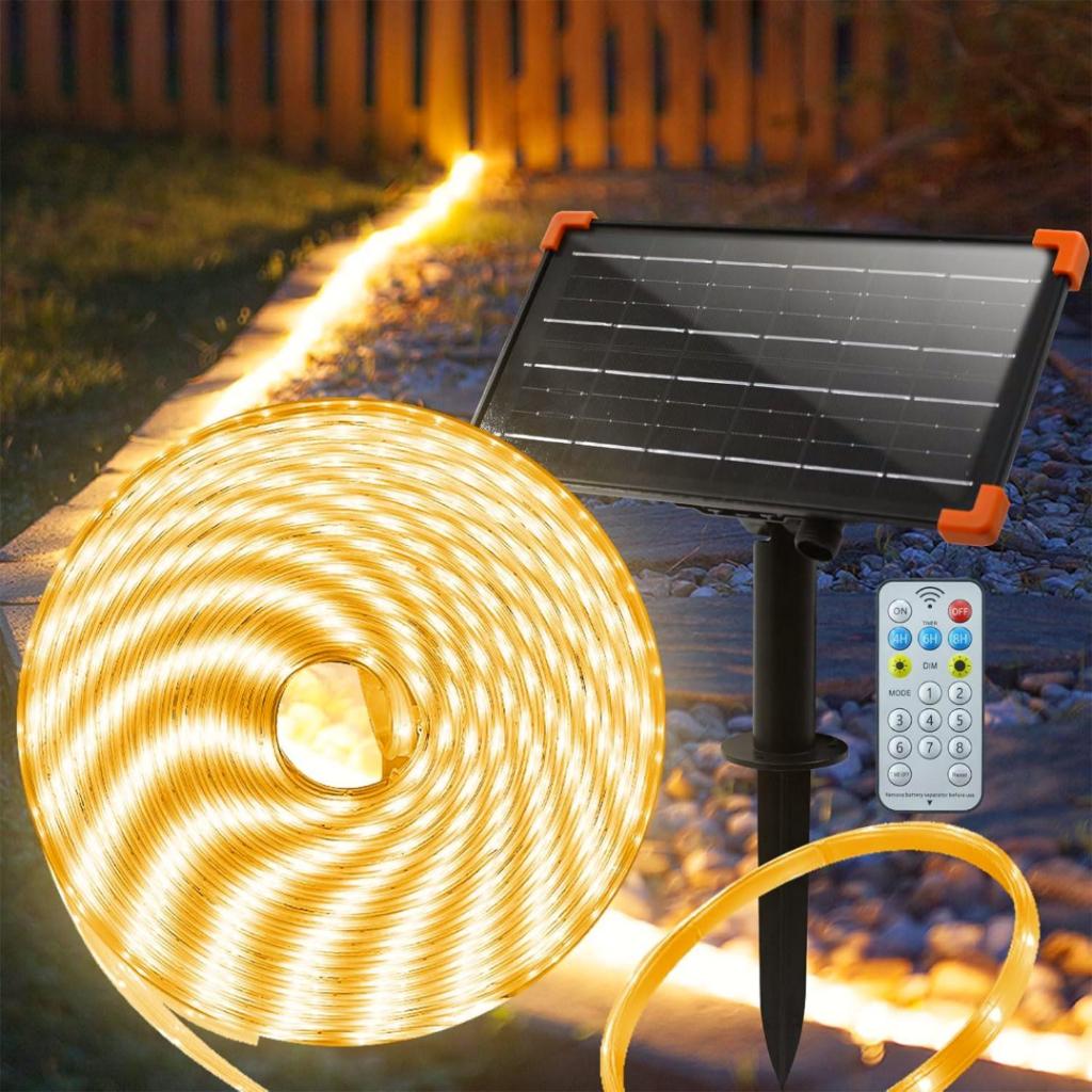 Puiza Lampu Led Light Strip Solar Strip Light Outdoor Waterproof Garden ...