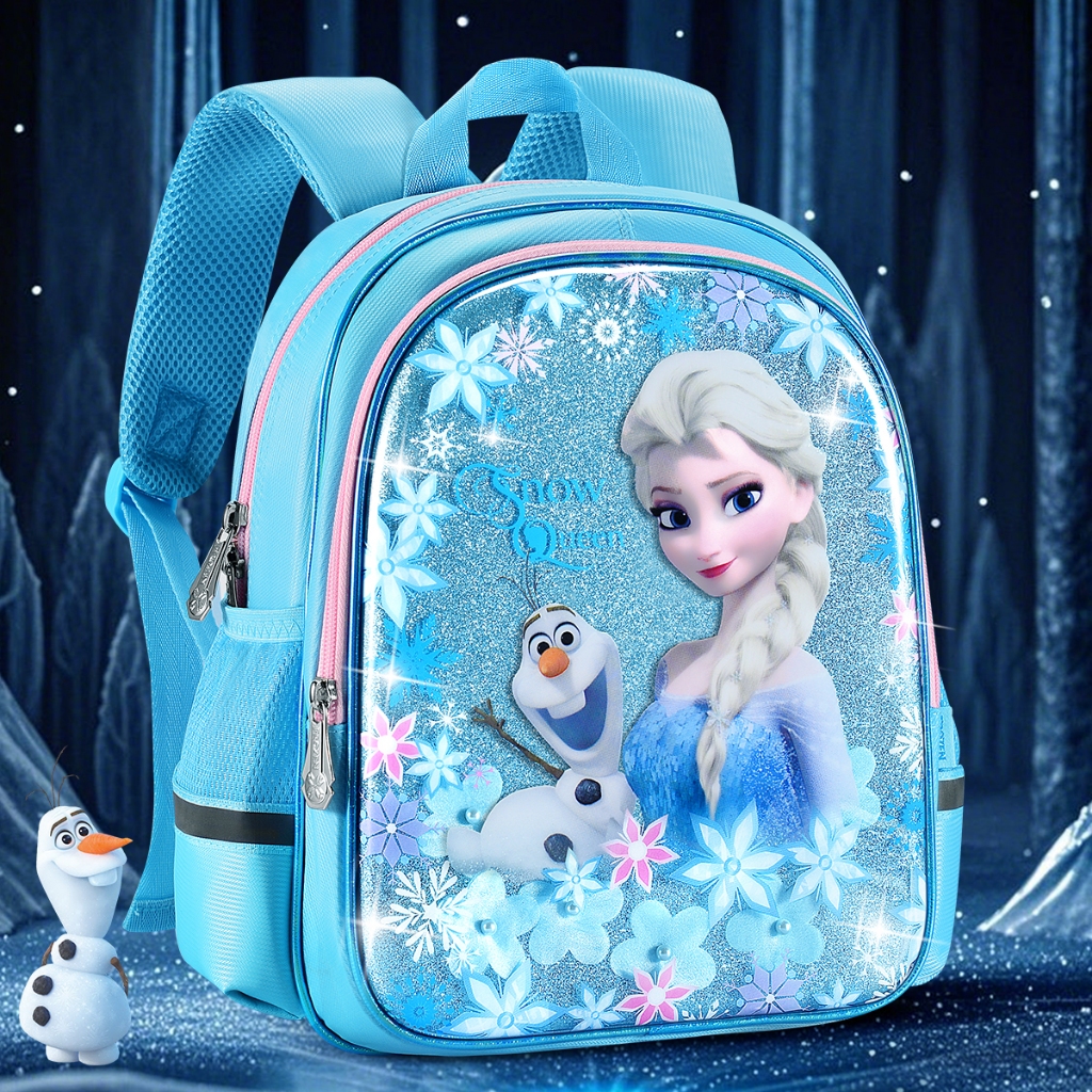 Frozen Kindergarten Schoolbag Female Elsa Princess Girl Baby Children ...