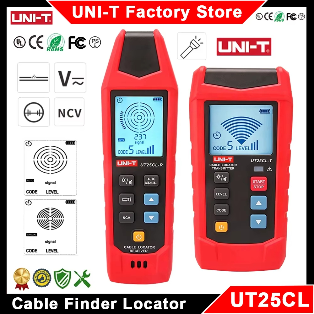 UNI-T UT25CL Cable Locator Cable Finder Circuit Breaker Finders ...
