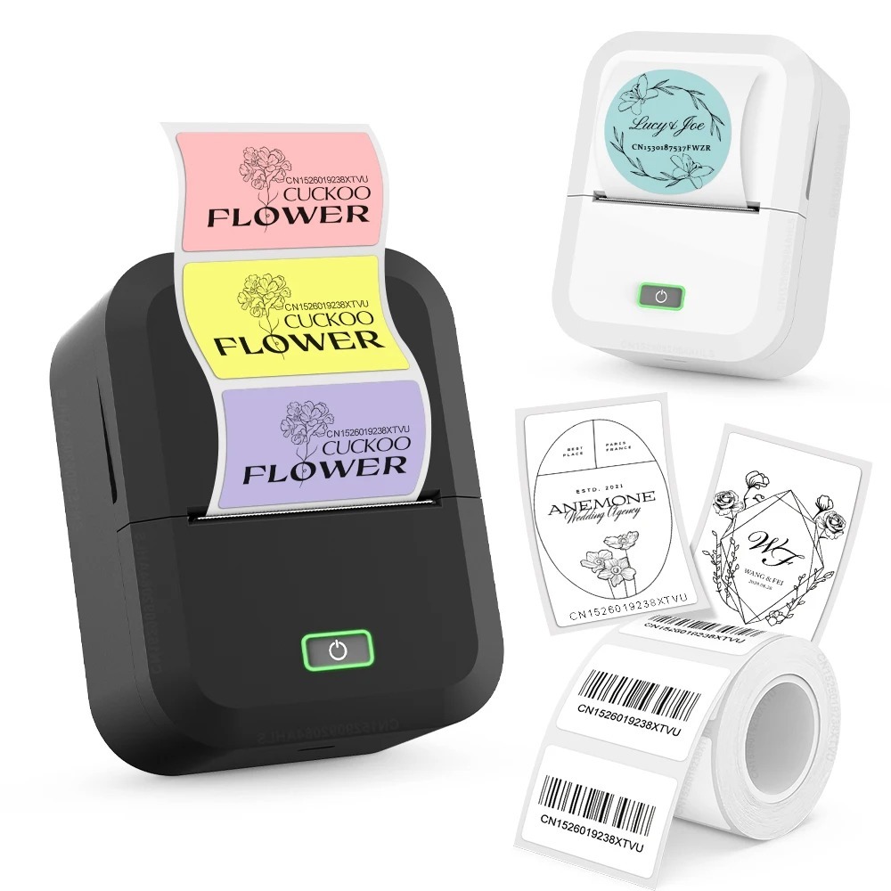 Mini Printer Marklife X2 Inkless Portable Label Printer Wireless ...