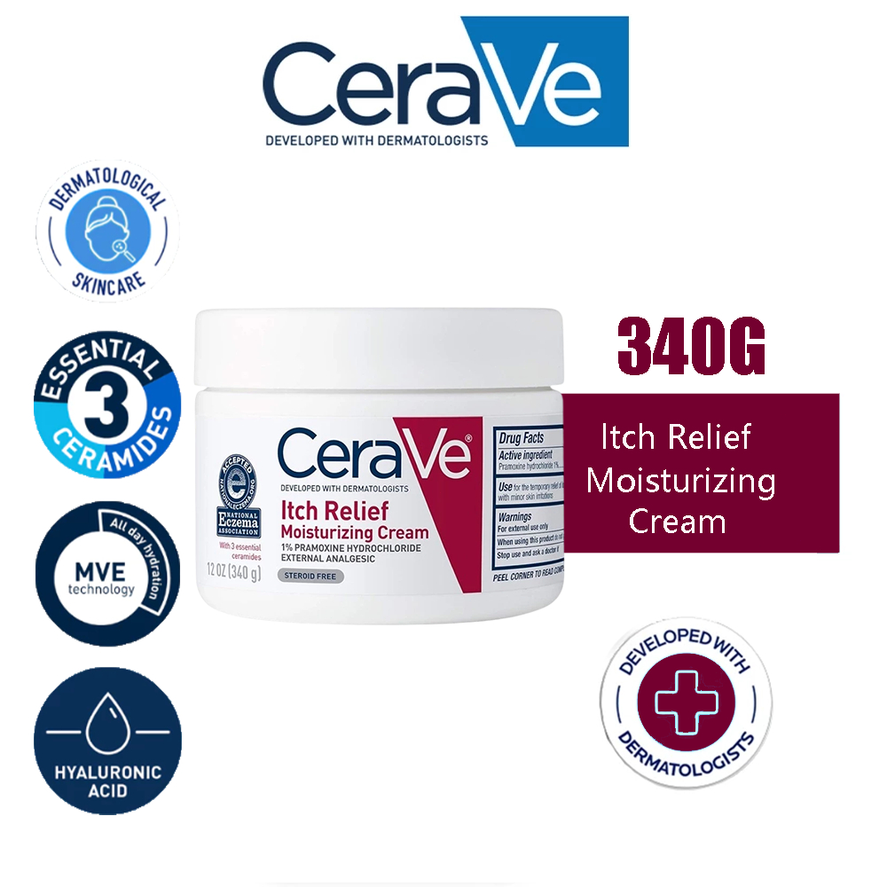 CeraVe Itch Relief Moisturizing Cream 340g