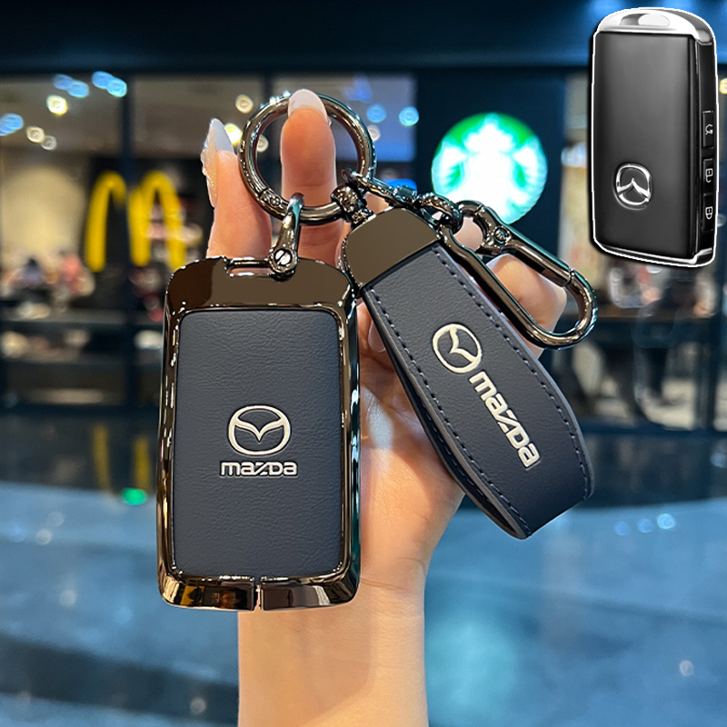 mazda Car Key Case Cover Shell Fob Holder for Mazda2 3 Alexa CX-30 CX-3 ...