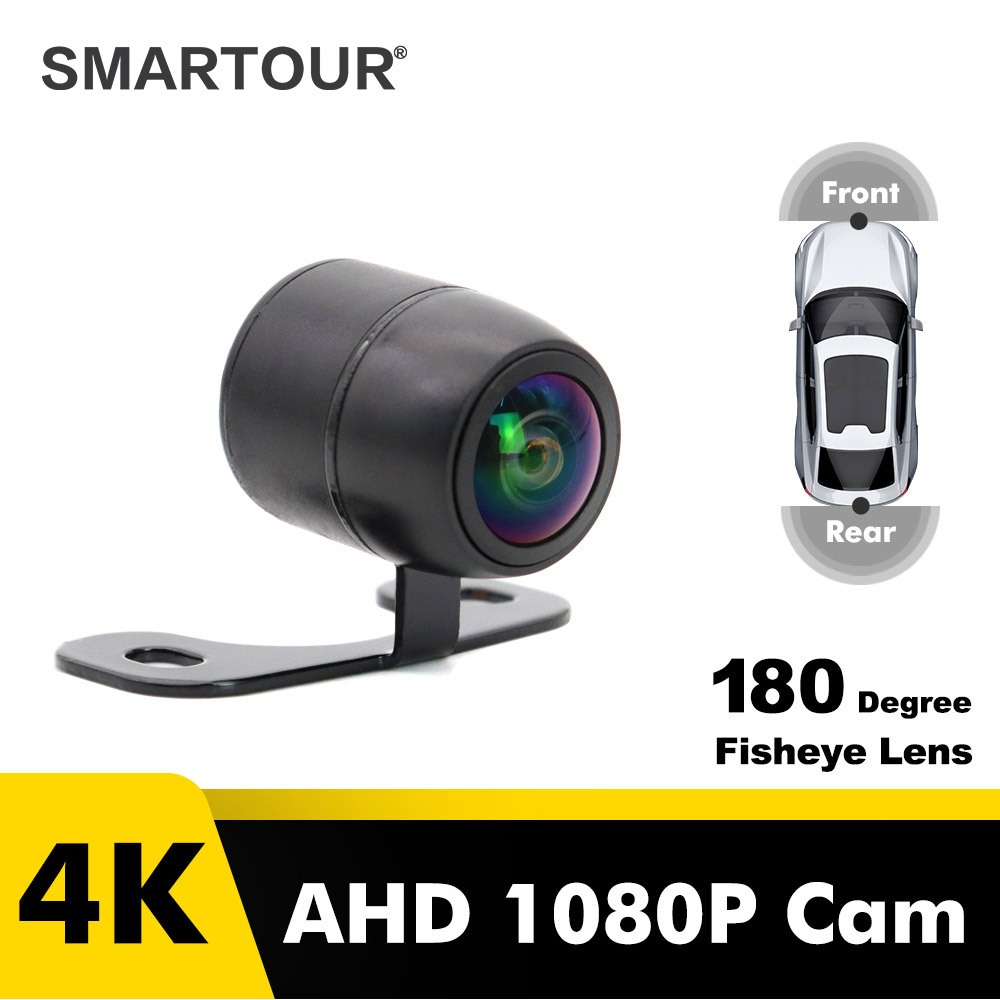 SMARTOUR AHD CVBS 1920x1080P Car Rear View Camera 180° Fisheye Lens ...