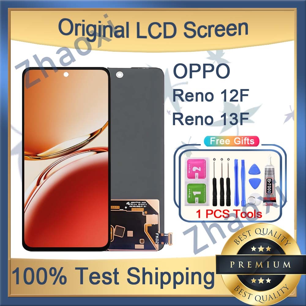Original AMOLED OPPO Reno 12F Reno 13F 4G 5G LCD Display Touch Screen ...