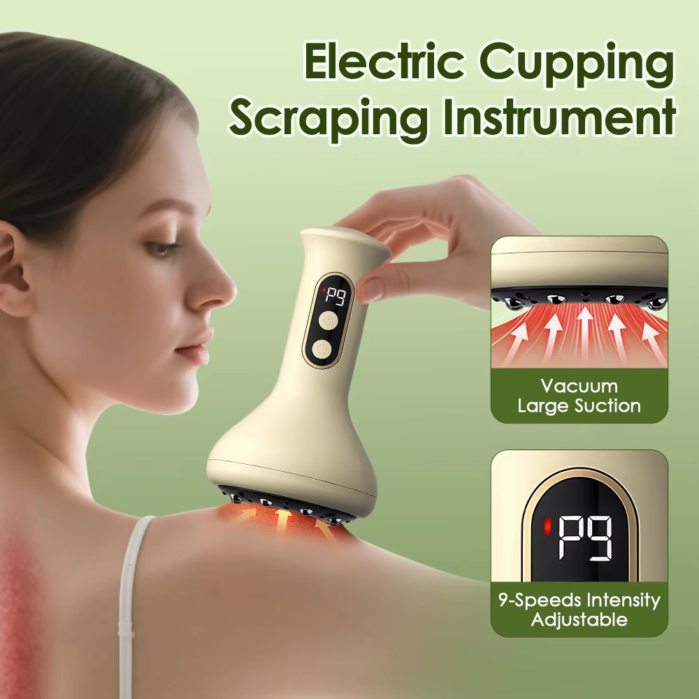 Smart Cupping Massage Machine 9 Levels Vacuum Suction Cup Chinese ...