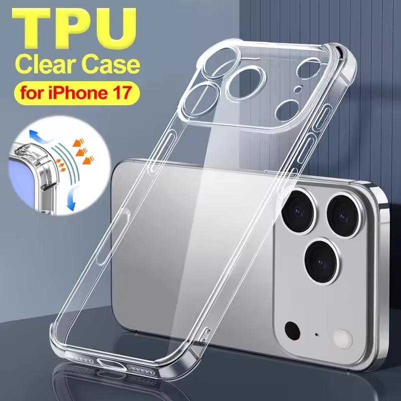 Transparent Phone Cases for IPhone 17/17 Air/17 Pro/17 ProMax Corner ...
