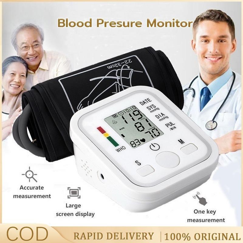 【Free barrety】【COD】Blood Pressure Monitor Automatic Digital LCD Monitor ...