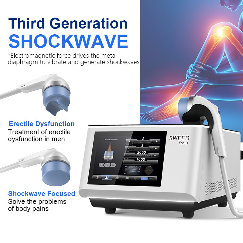 High Energy SWEED Focus Shockwave Therapy Machine for ED Erectile ...