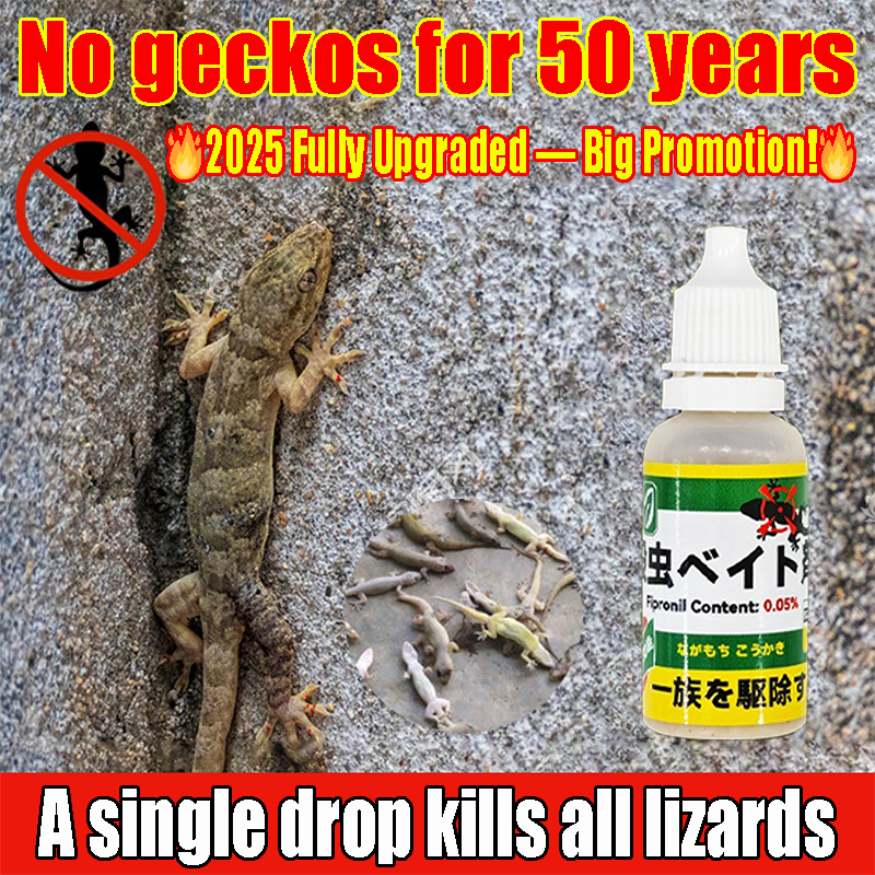 2025 Japan develops bait 100% effective in killing lizards lizard ...