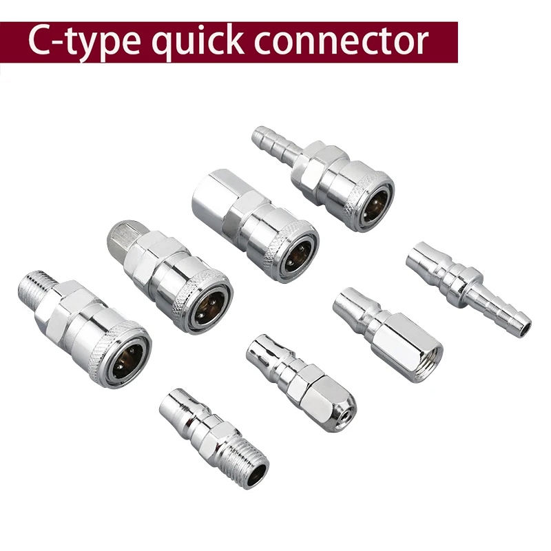 Air Hose Pneumatic Compressor Connector Coupler Socket Quick Coupling ...