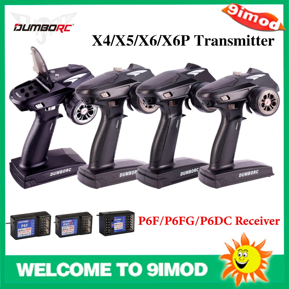 DUMBORC-X6 RC Radio Controller Transmitter 6CH 2.4G P6FG/ P4/ P6 ...